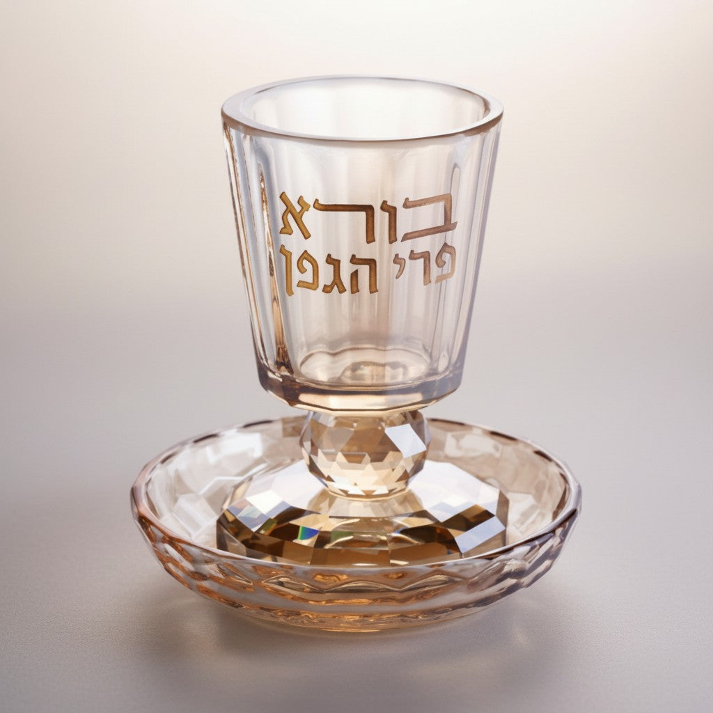 גביע קידוש מהודר - דגם נוי