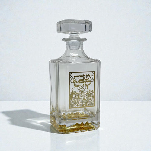 בקבוק יין קריסטל - פלקטה ירושלים