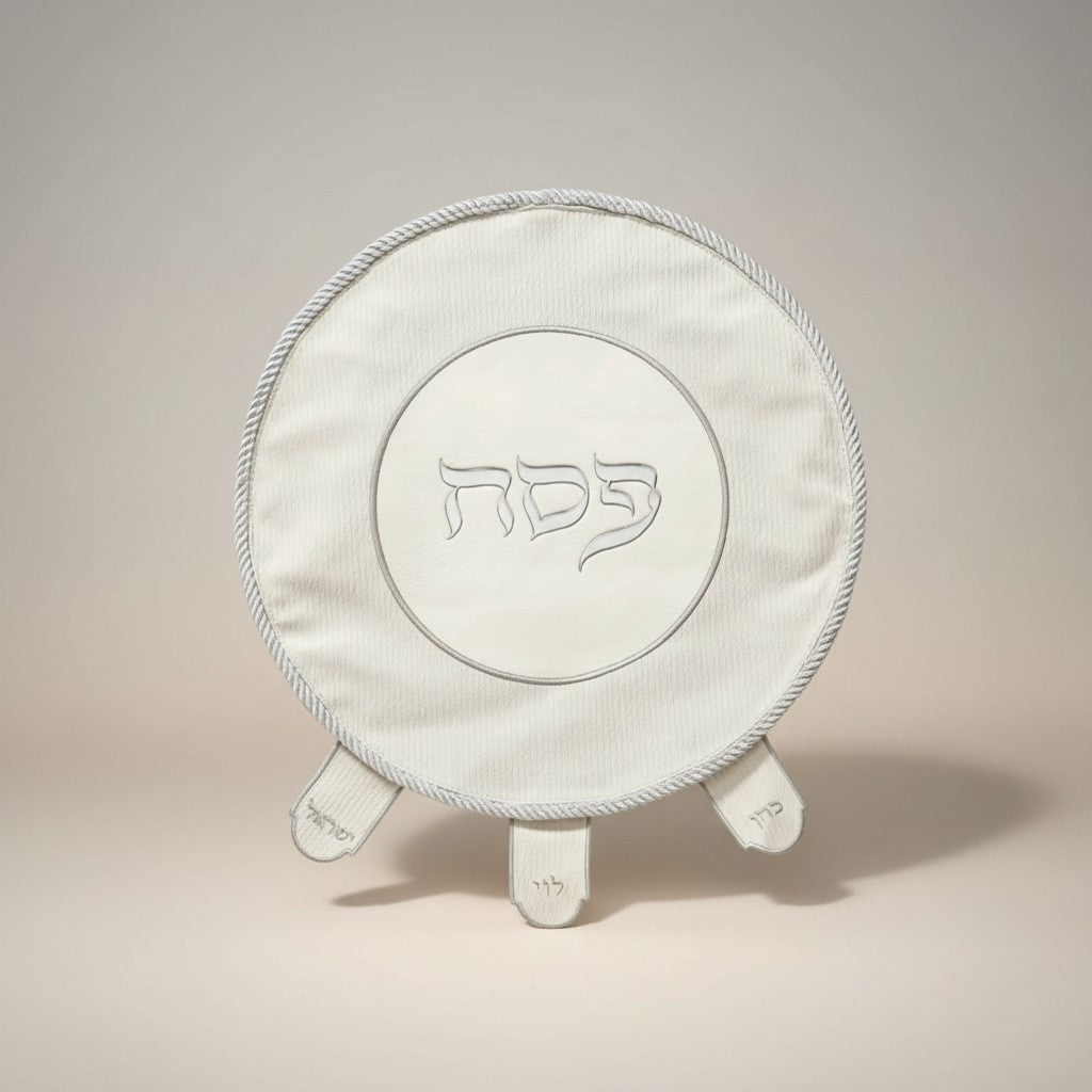 כיסוי לצלחת פסח - כסף