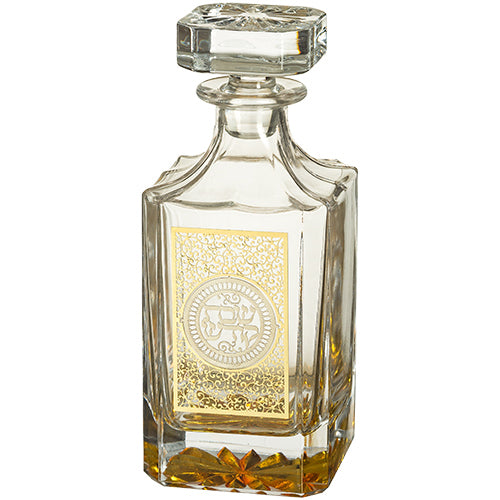 בקבוק יין קריסטל - עיטורים