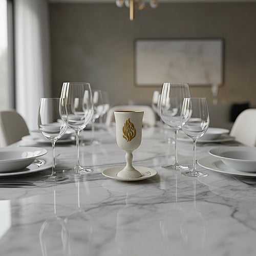 גביע קידוש מהודר - דגם האש שלי